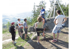 Tur på Glasåsen, Tranby med geolog Nils Bang